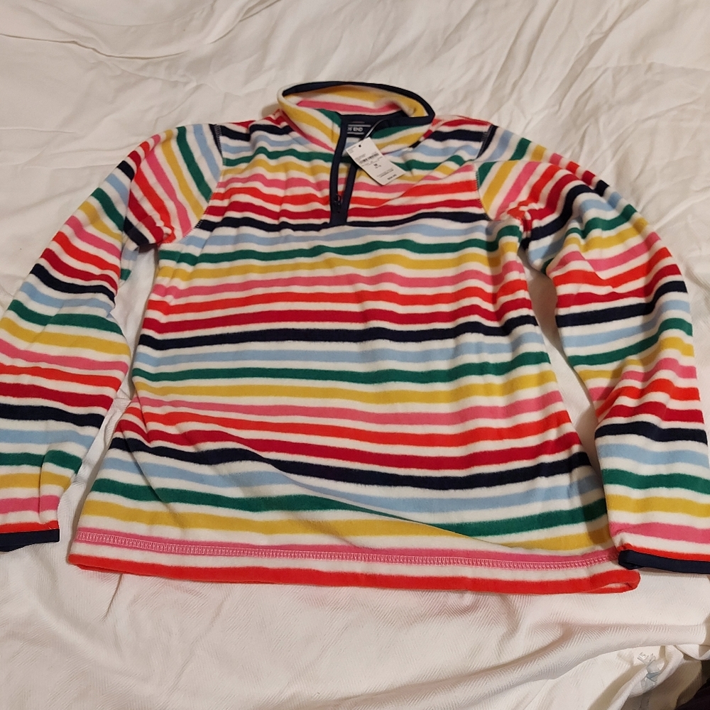 Lands' end girl's polartec, size M 10-12